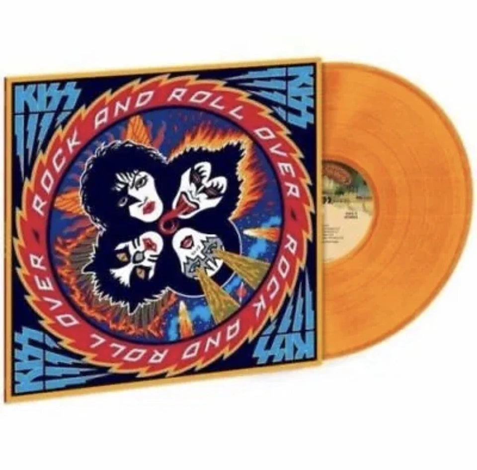 KISS, Rock And Roll Over, LIMITED ED. Orange Colored 180 gram vinyl LP, New OOP