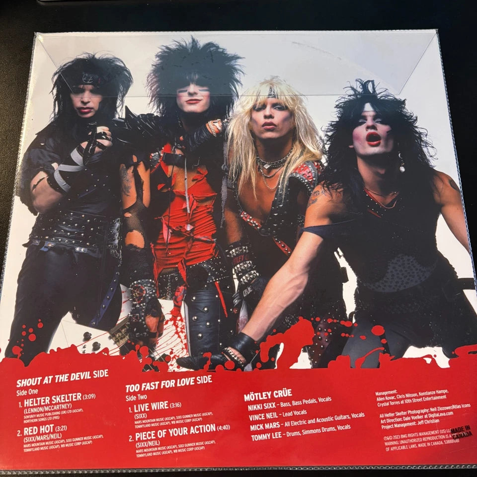 Motley Crue, Helter Skelter, 40TH ANNIVERSARY RSD PRESSING Picture DISC VINYL LP