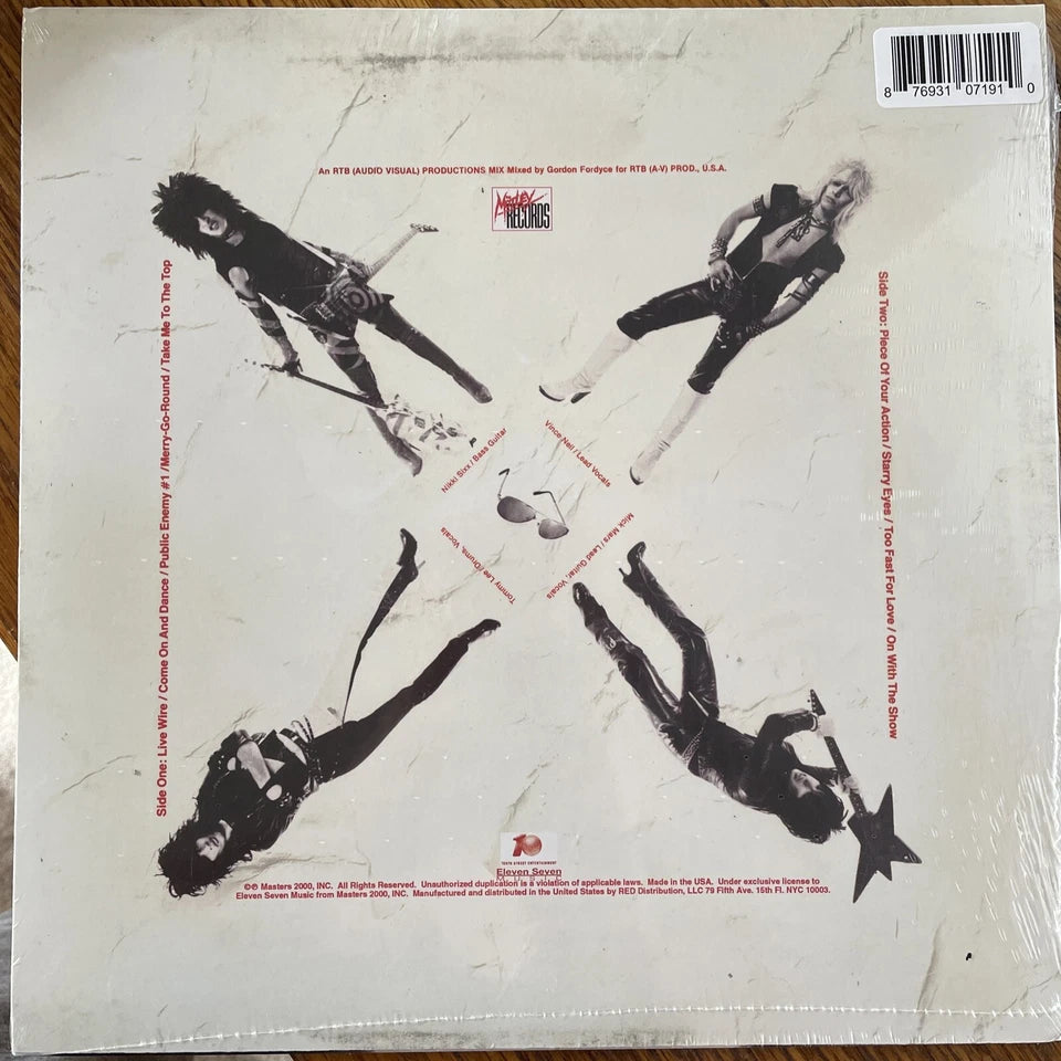 MOTLEY CRUE, Shout At The Devil, 180g BLACK & CLEAR Colored VINYL LIMITED Ed New