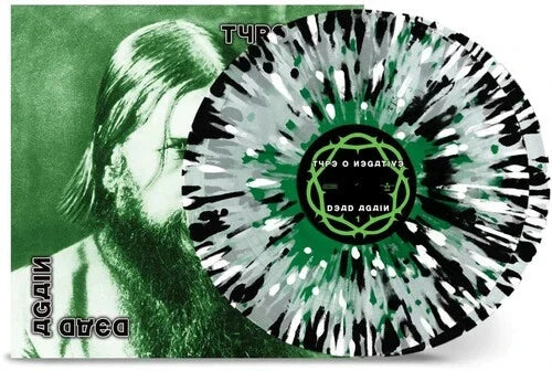 TYPE O NEGATIVE DEAD AGAIN, CLEAR & GREEN SPLATTER VINYL 2LP, GATEFOLD JKT, NEW