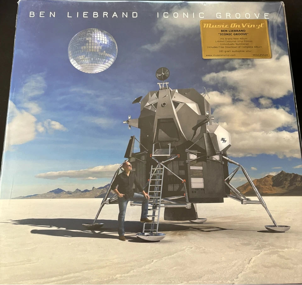 Ben Liebrand, Iconic Groove 180G NUMBERED Limited Edition Blue COLORED VINYL 2LP