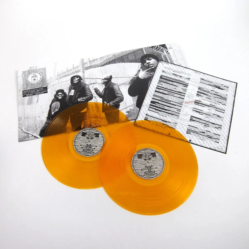 ASAP ROCKY, LONG LIVE A$AP, DELUXE ED. ORANGE/ YELLOW COLORED VINYL 2LP SET, NEW