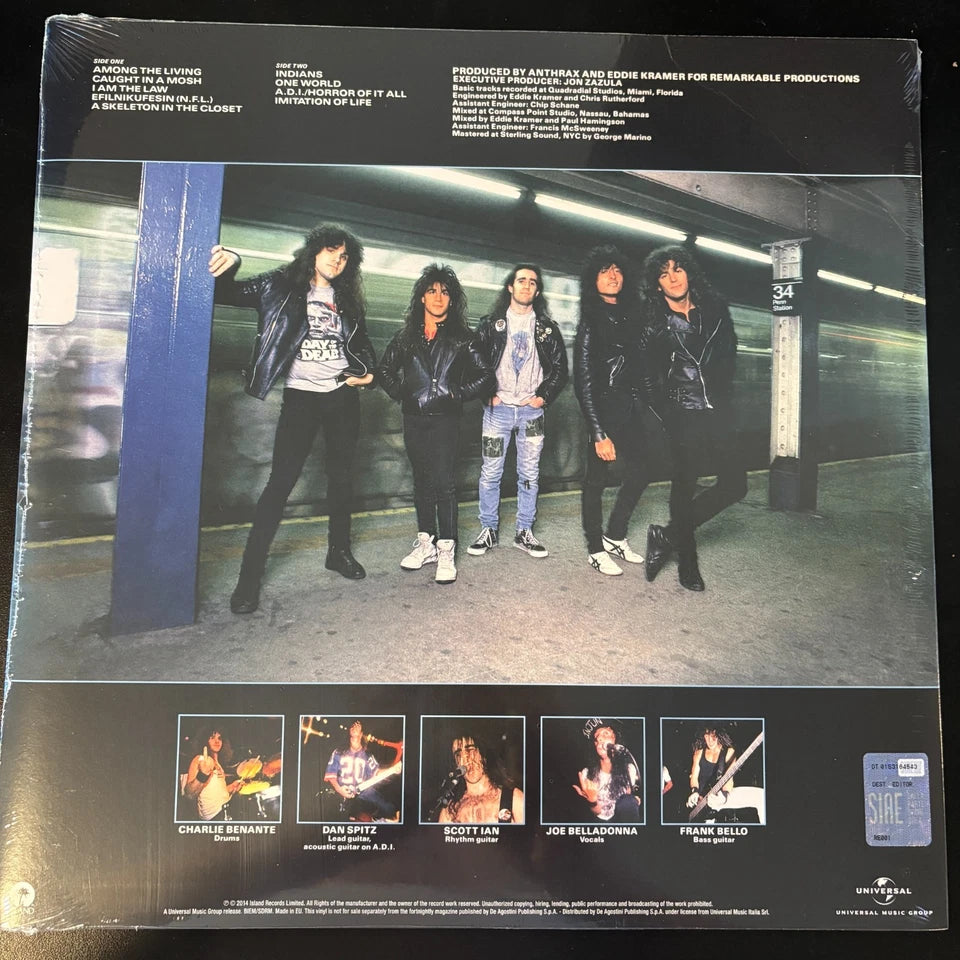 ANTHRAX, AMONG THE LIVING, VINYL LP, BRAND NEW & SEALED