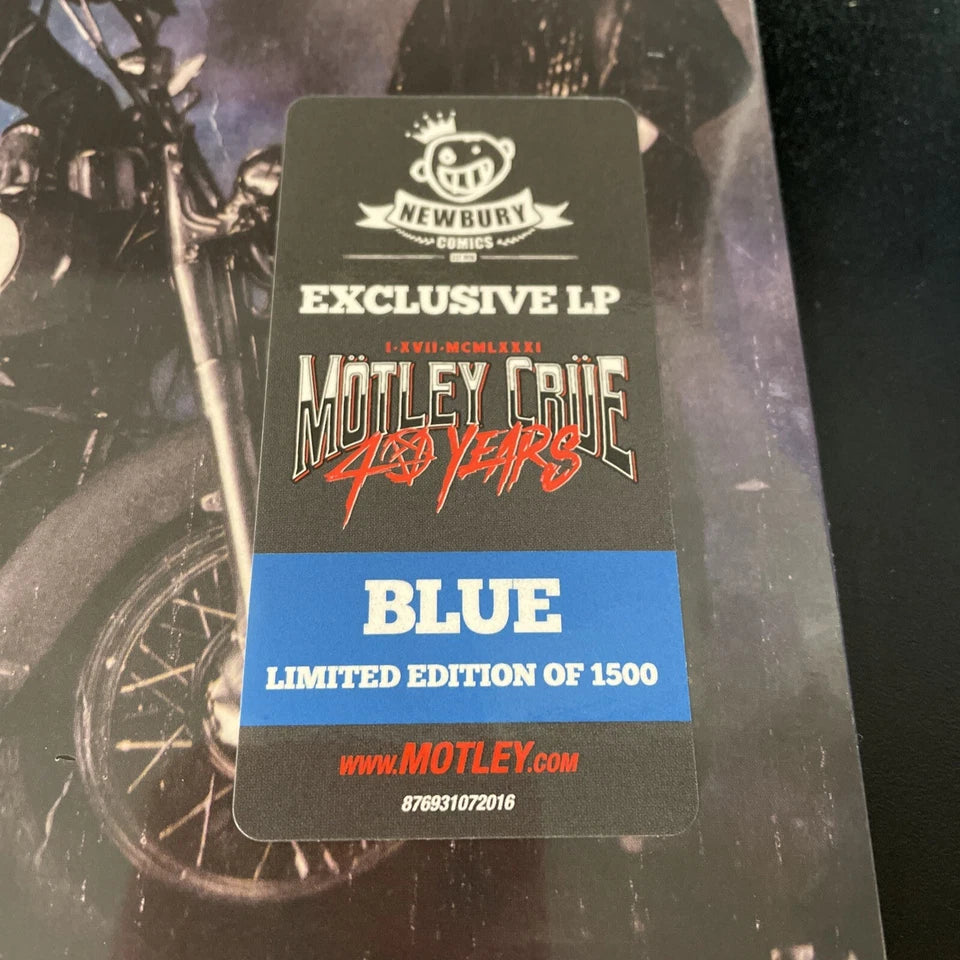 MOTLEY CRUE girls girls girls, BLUE COLORED 180g VINYL LP, NEW LIMITED EDITION