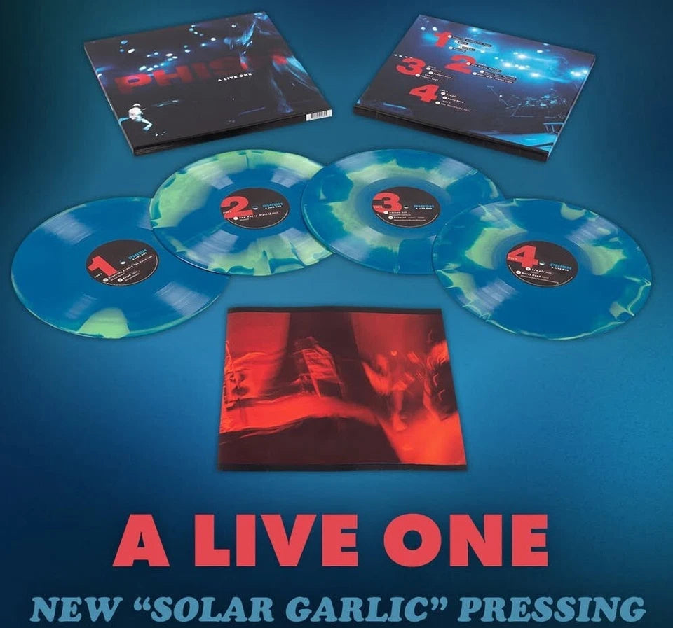 Phish, A Live One, Solar Garlic Colored VINYL 4LP BOX SET NEW/SEALED