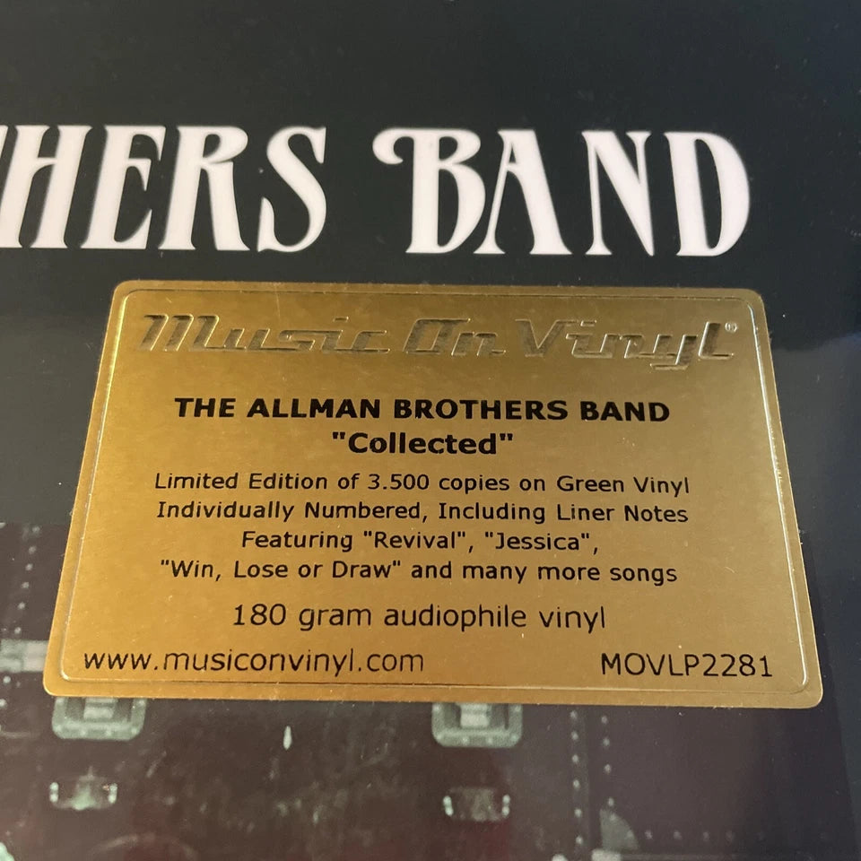 Allman Brothers Band, Collected, Low #’d Copy #303 GREEN COLORED vinyl 2LP New