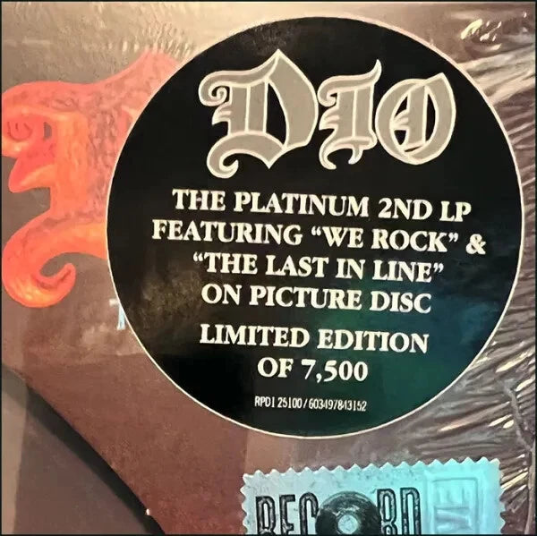 Dio, THE Last In Line, RSD Black Friday PICTURE DISC, RECORD STORE DAY VINYL NEW