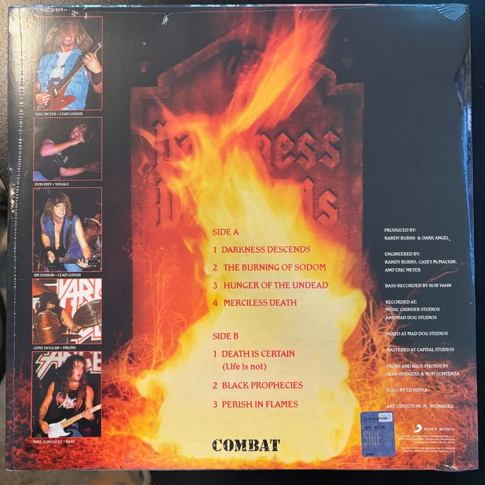 Dark Angel, Darkness Descends, 180 GRAM BLACK Vinyl LP, NEW & SEALED