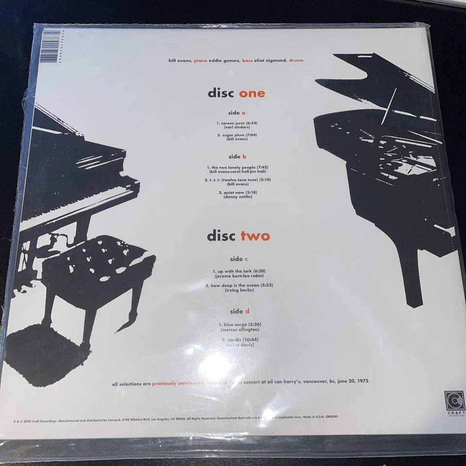 Bill Evans ON A FRIDAY EVENING 180g CRAFT RECORDINGS New Black Vinyl 2 LP
