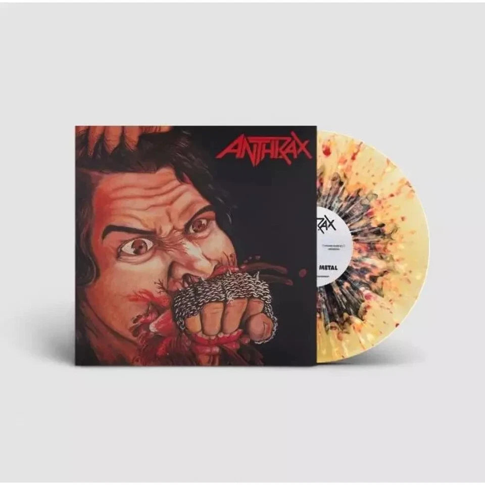 Anthrax, Fistful of Metal, Indie Exclusive, Gold/RED SPLATTER Colored Vinyl LP