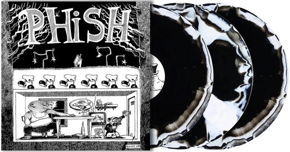 Phish, Junta, 180 GRAM Fluffhead Black White Swirly Colored Vinyl 3LP New SEALED