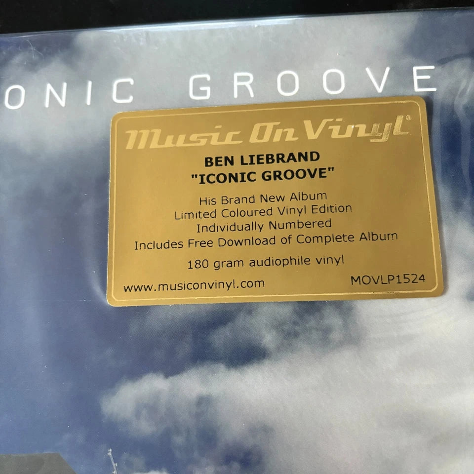 Ben Liebrand, Iconic Groove 180G NUMBERED Limited Edition Blue COLORED VINYL 2LP