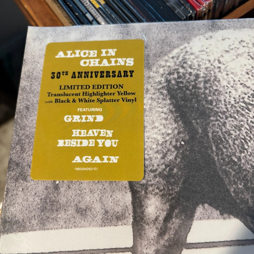 Alice In Chains, SELF TITLED, Yellow / BLACK & WHITE Splatter Vinyl 2LP GATEFOLD