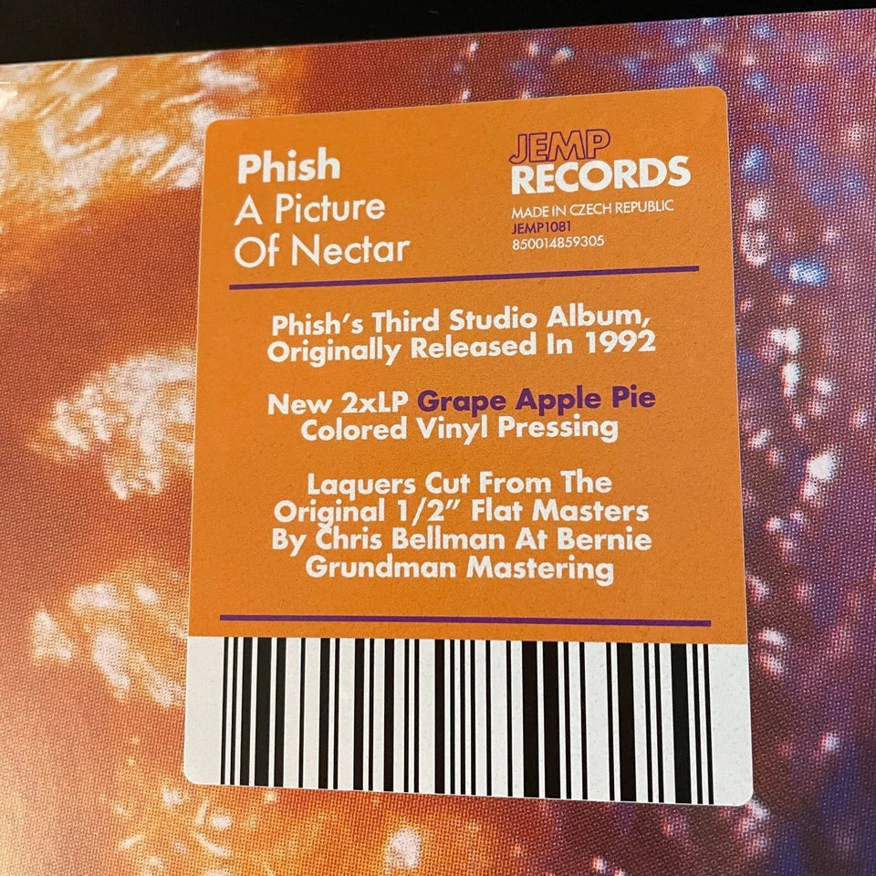 PHISH, A Picture Of Nectar 2LP, Grape Apple PIE COLORED VINYL, NEW & SEALED