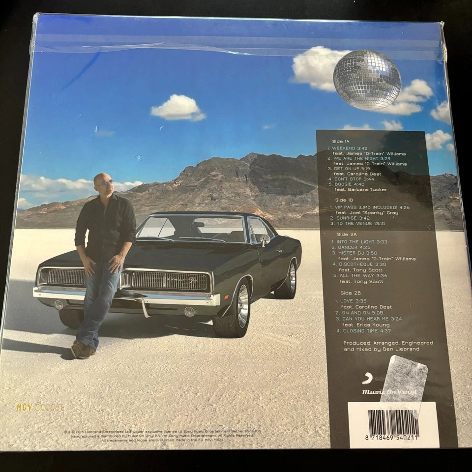 Ben Liebrand, Iconic Groove 180G NUMBERED Limited Edition Blue COLORED VINYL 2LP