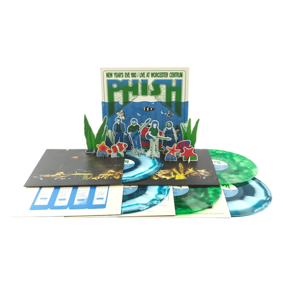 Phish New Year's Eve 1993 Live At Worcester Centrum, 5LP COLOR VINYL Box Set NEW