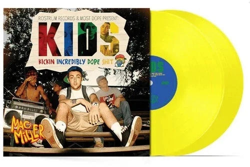 Mac Miller, K.I.D.S. Translucent Yellow Colored Vinyl 2LP, NEW & SEALED EASY MAC