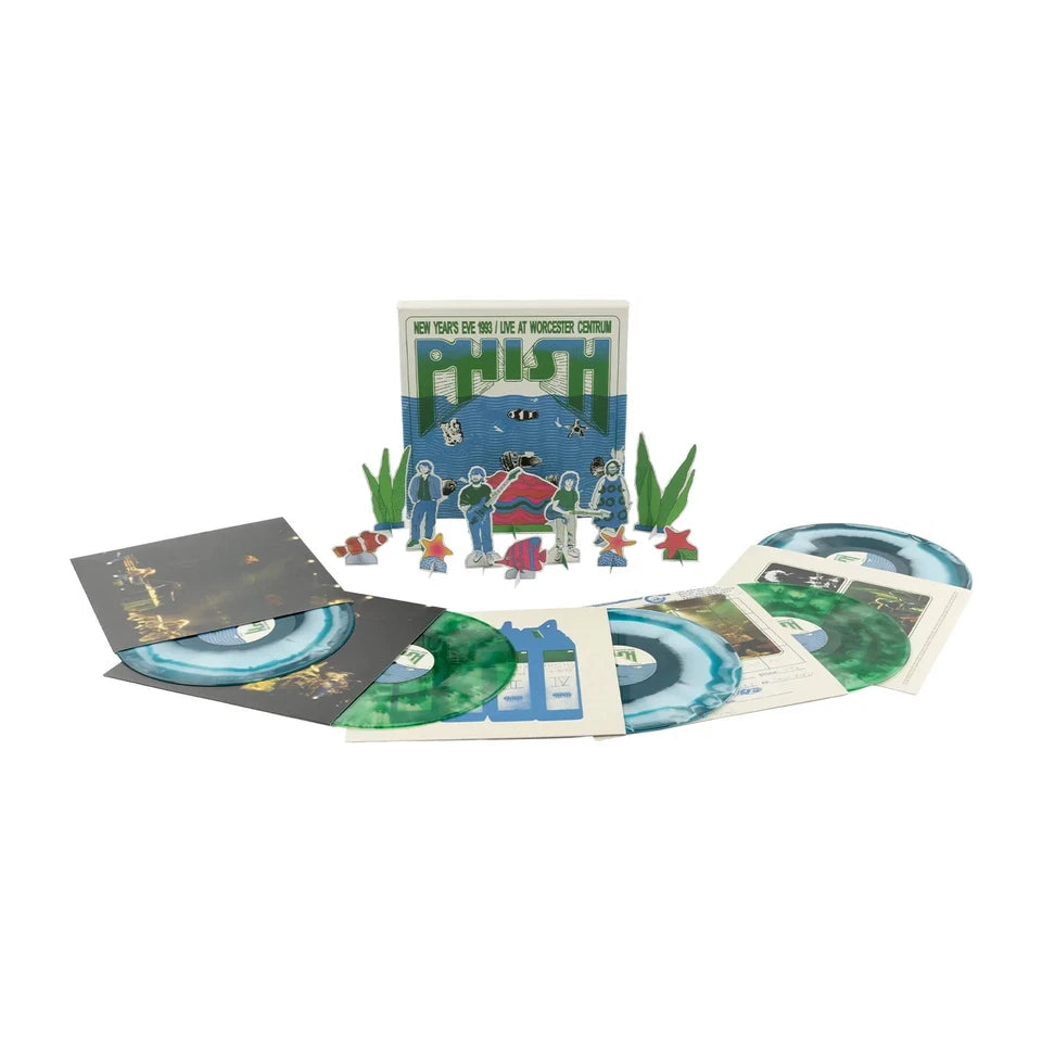 Phish New Year's Eve 1993 Live At Worcester Centrum, 5LP COLOR VINYL Box Set NEW