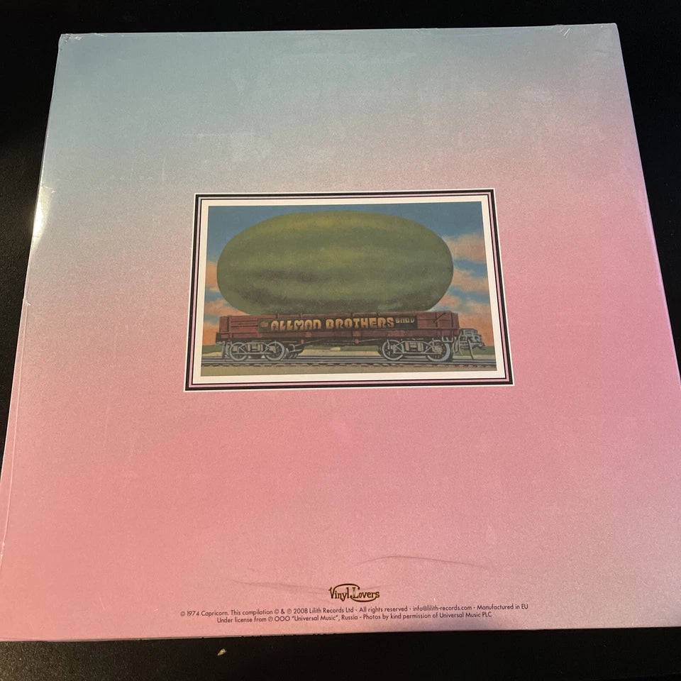 Allman Brothers Band EAT A PEACH Limited ed Pink/Blue colored vinyl 2LP New