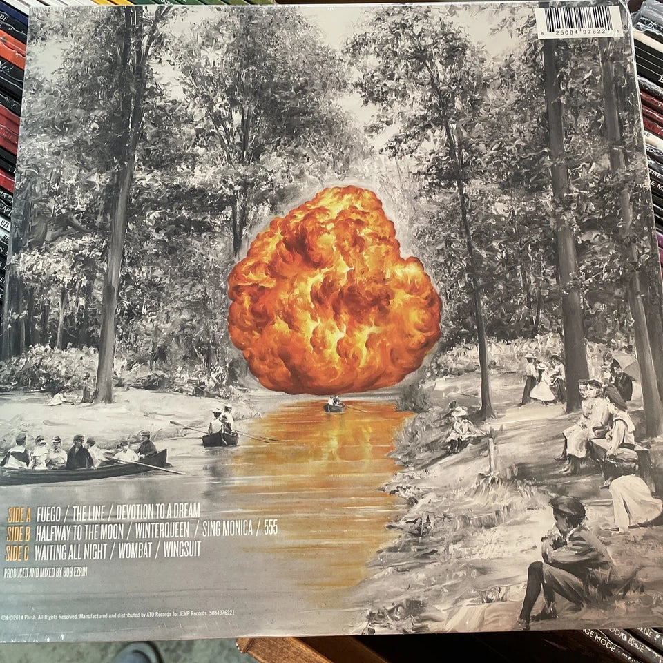 PHISH, FUEGO, 180 Gram 2LP LImited ED TRANSPARENT ORANGE Colored Vinyl, New OOP