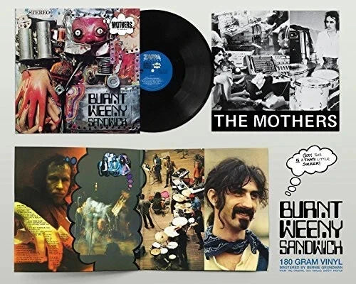 Frank Zappa THE MOTHERS OF INVENTION Burnt Weeny Sandwich 180G GATEFOLD VINYL LP