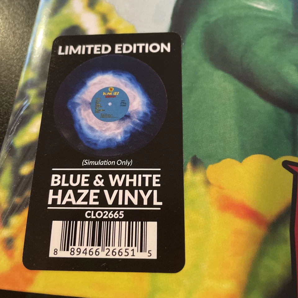 BLINK 182, BUDDHA Blue & White Haze Colored Vinyl LP Limited Edition, New Selaed