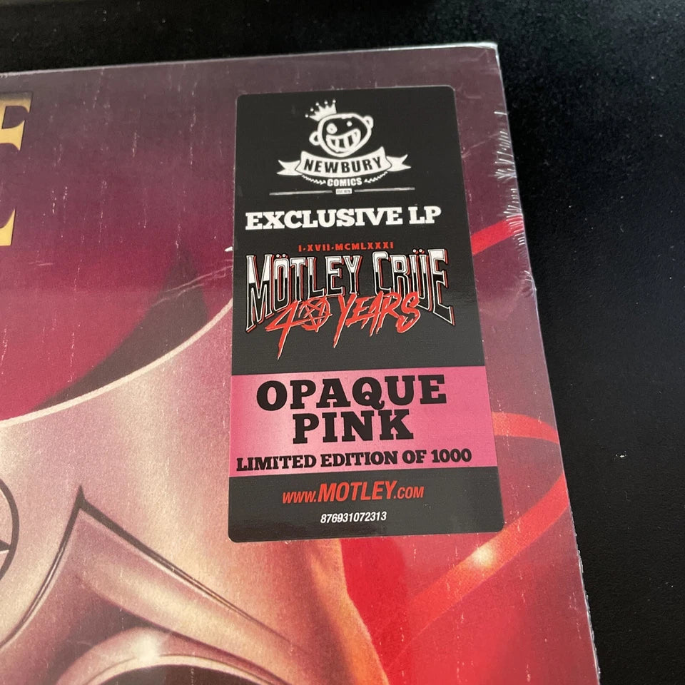 Motley Crue, THEATRE OF PAIN, 180 gram HOT PINK COLORED VINYL LP, NEW LIMITED ED