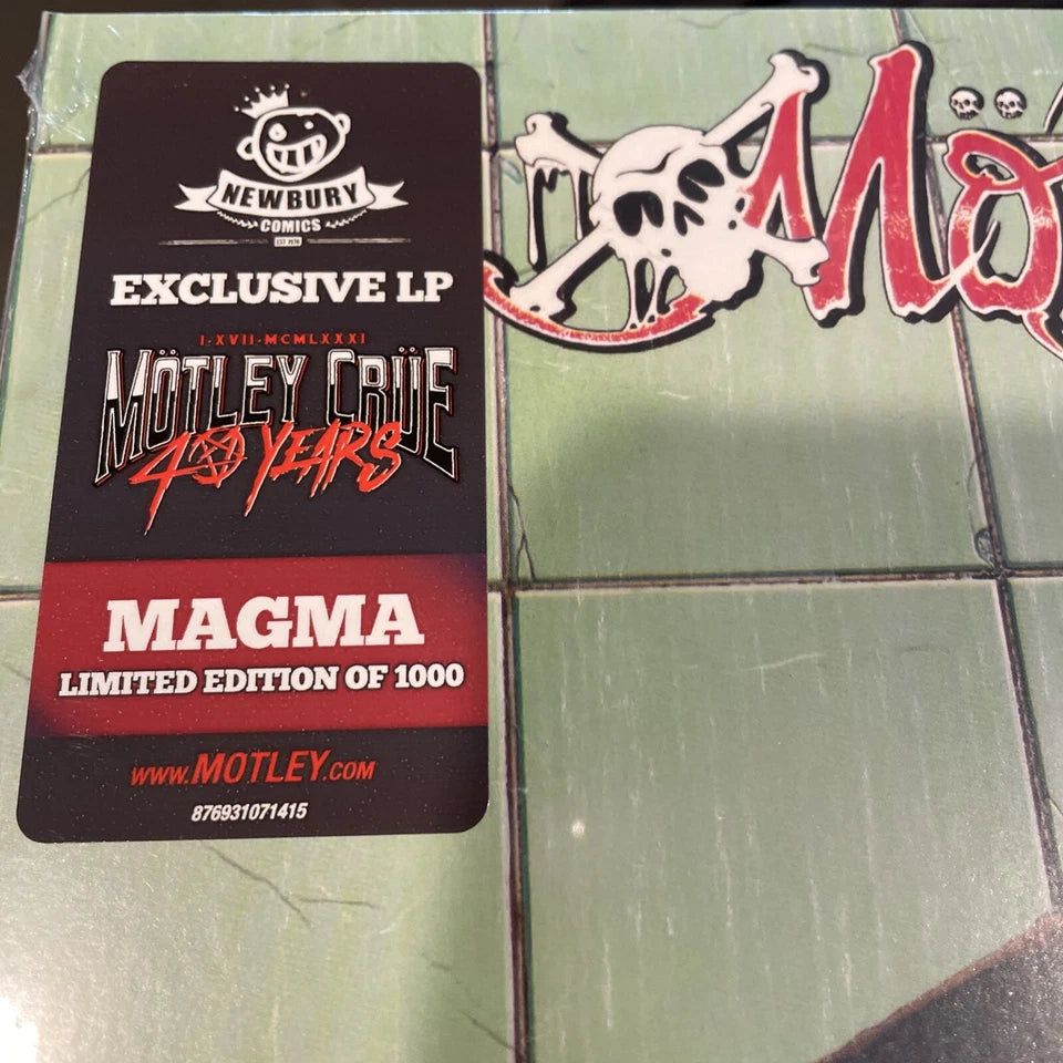 Motley Crue, Dr. Feelgood 180g Red MAGMA COLORED Vinyl LP Limited Ed. New Sealed